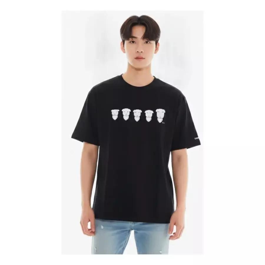 SPAO [가나디] 半袖Tシャツ (BLACK)_SPRLG25U09