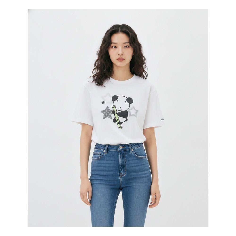 SPAO [가나디] 半袖Tシャツ (GR)_SPRLG25U09