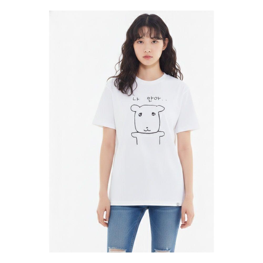 SPAO [가나디] 半袖Tシャツ (WHITE)_SPRLG25U09