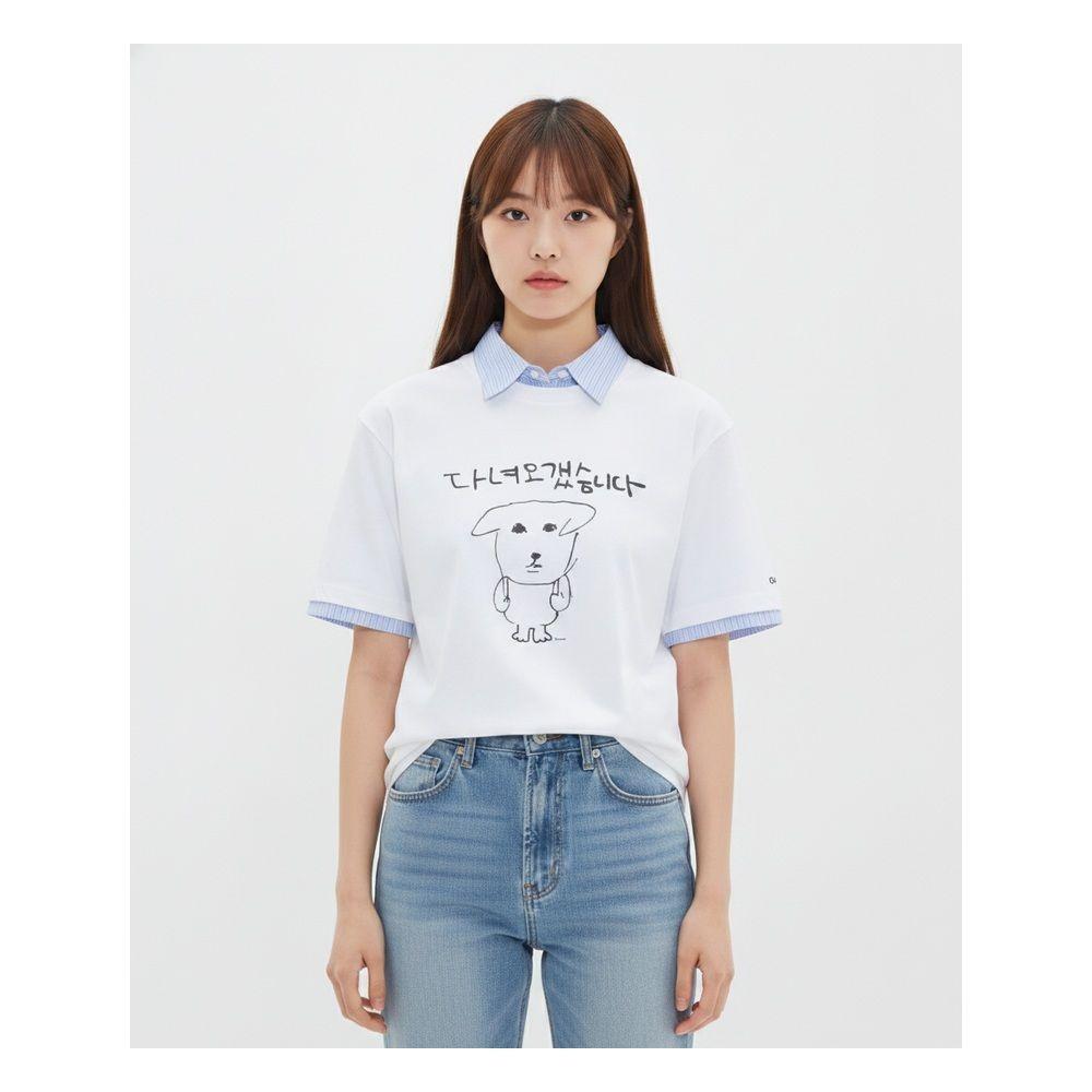 SPAO [가나디] 半袖Tシャツ (PRINT)_SPRLG25U09