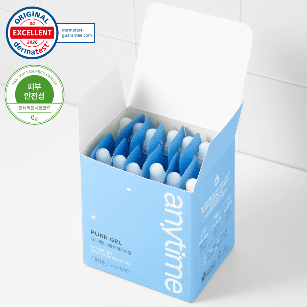 グリセリンフリー ラブ 水溶性 マッサージ ジェル ジェリー 携帯用 使い捨て Anytime Pure Gel 21g 6個