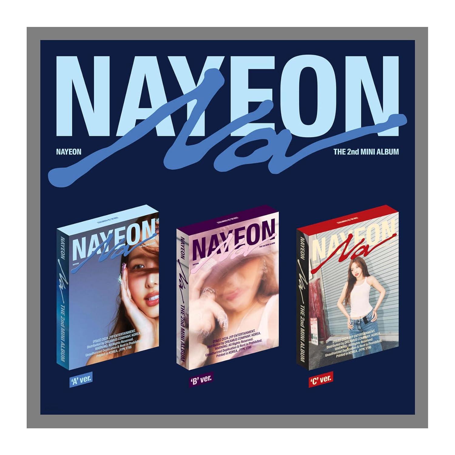 Tracking Seal TWC NA YEON TWICE NAYEON My First Mini Album with Standard Set A+B+C