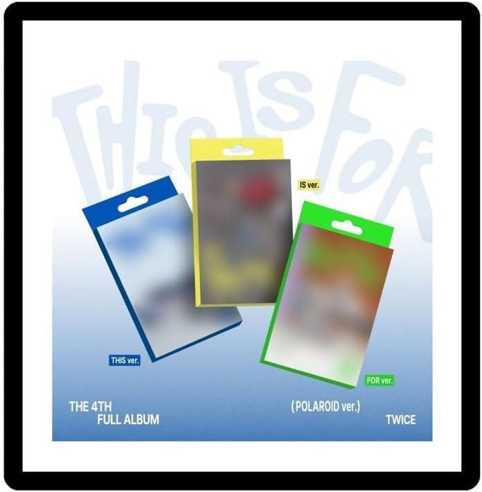 TWICE 4th Album Polaroid Ver. QR+9枚の写真+ブックレット+3枚のステッカー+カード+プレゼント