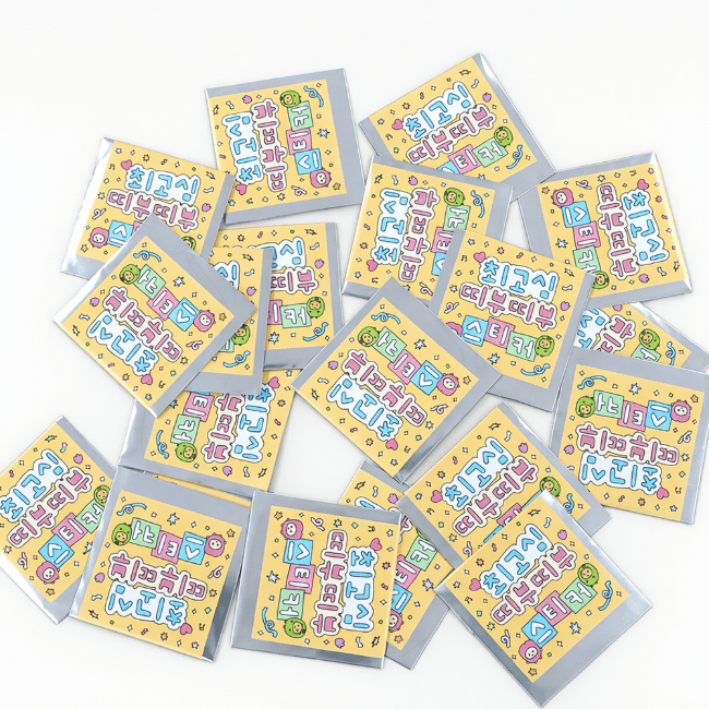 띠부띠부 스티커 (2個入り)