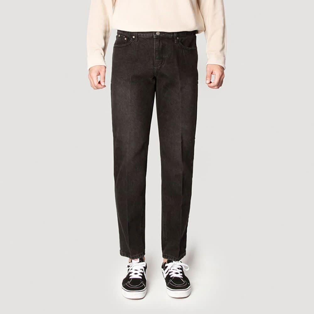 デニム ジーンズ パンツ デニムジーンズ ボトムス スラックス パンツデニムジーンズ ブラックデニムジーンズ ムシンサ テーパードフィット S(29) ブラック