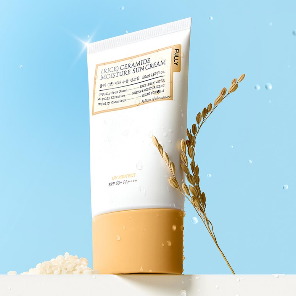 プリュ 쌀セラ 水分 サンクリーム 50ml SPF50+ PA++++ メイクがよく乗る メイク持続力 24時間