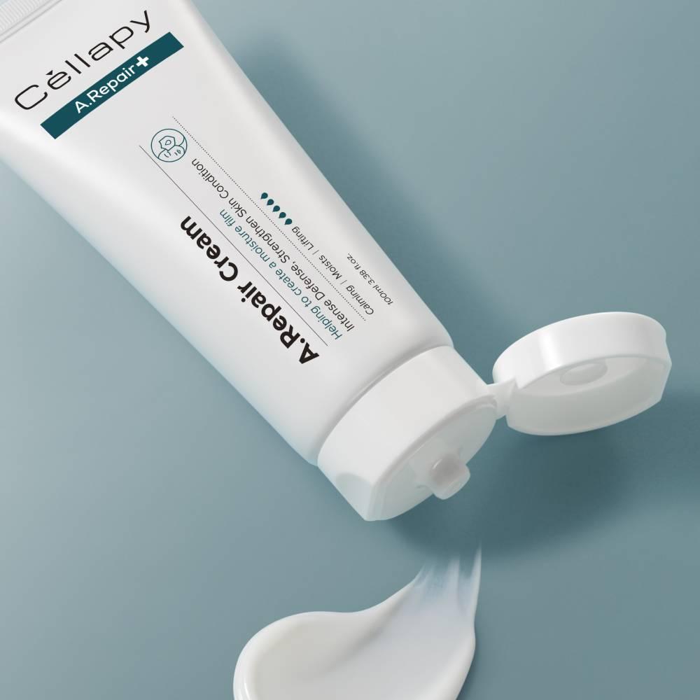 [CELLAP] A-REPAIR CREAM (大容量) EGF ダメージ改善 DERMA CREAM 100ml, 1個