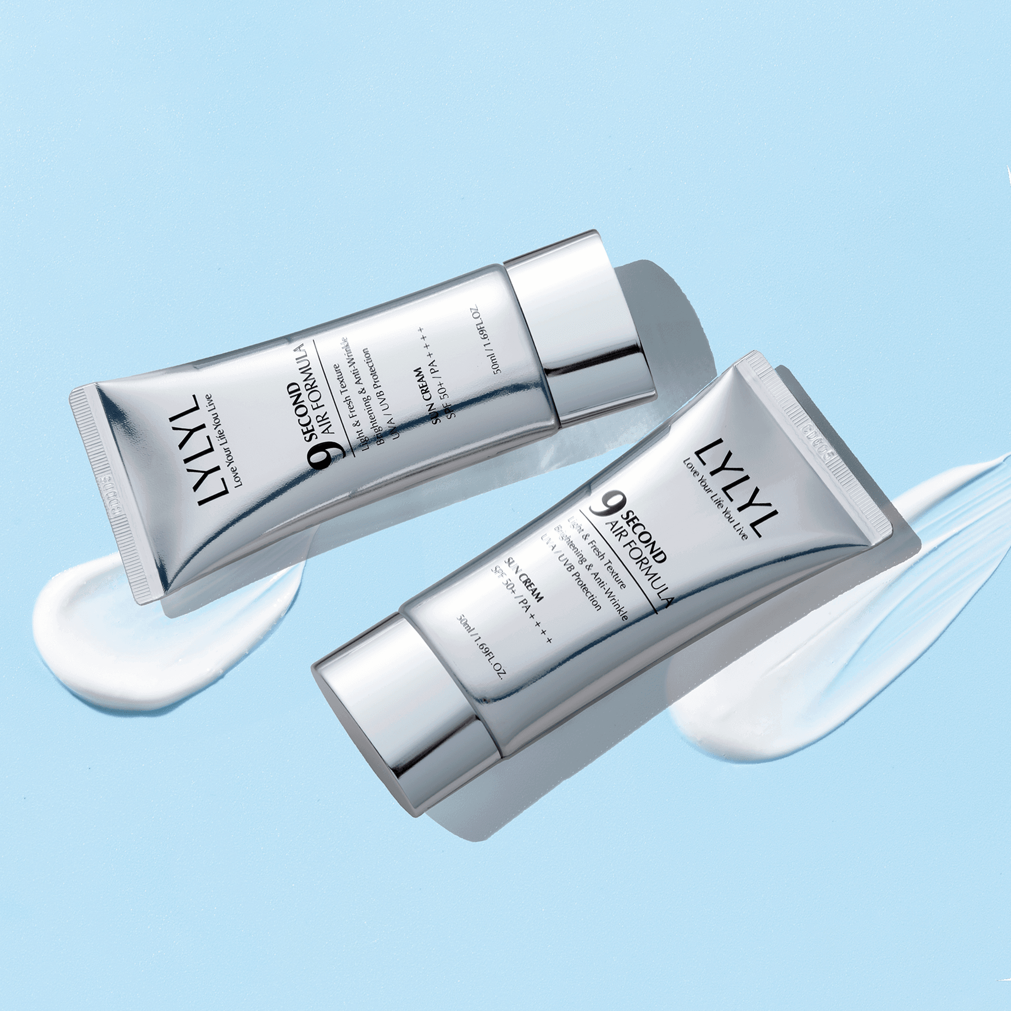 [1+1] RIRIRE 4世代 エアーフィット べたつかない 保湿鎮静 サンクリーム 50ml SPF50+/PA++++