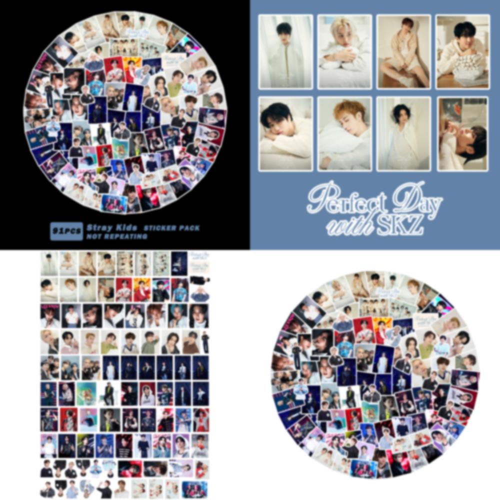 StrayKids ドムソン ステッカー シーズングリーティング 91枚セット / STRAYKIDS ポカ ポトカード
