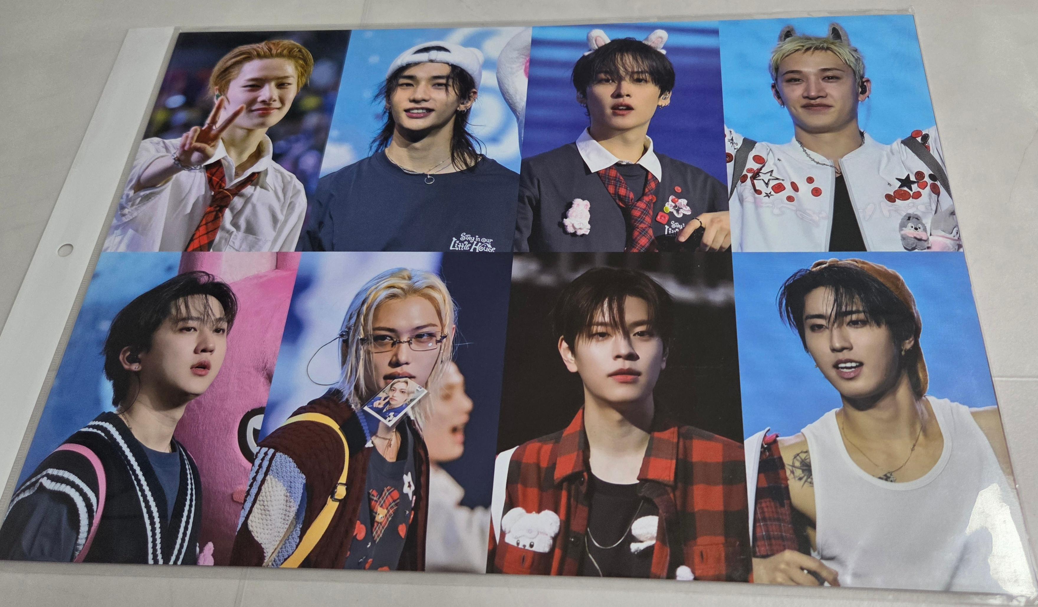 (STRAYKIDS) StrayKids フィリックス ヒョンジン グッズ ポスター 12枚 ステッカー 1枚セット スキズ グッズ