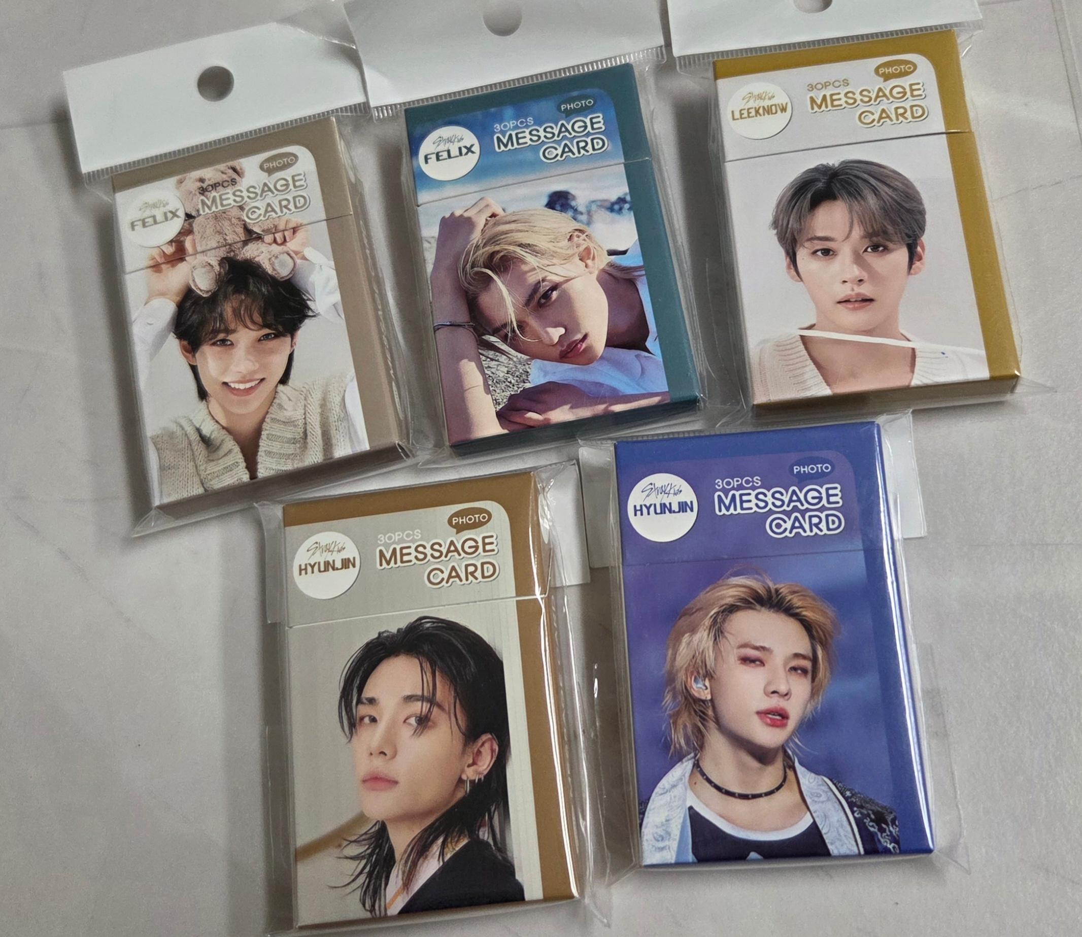 StrayKids フィリックス ヒョンジン リノ グッズ 30枚構成 ポトメッセージカードセット ポトカード スキズ グッズ