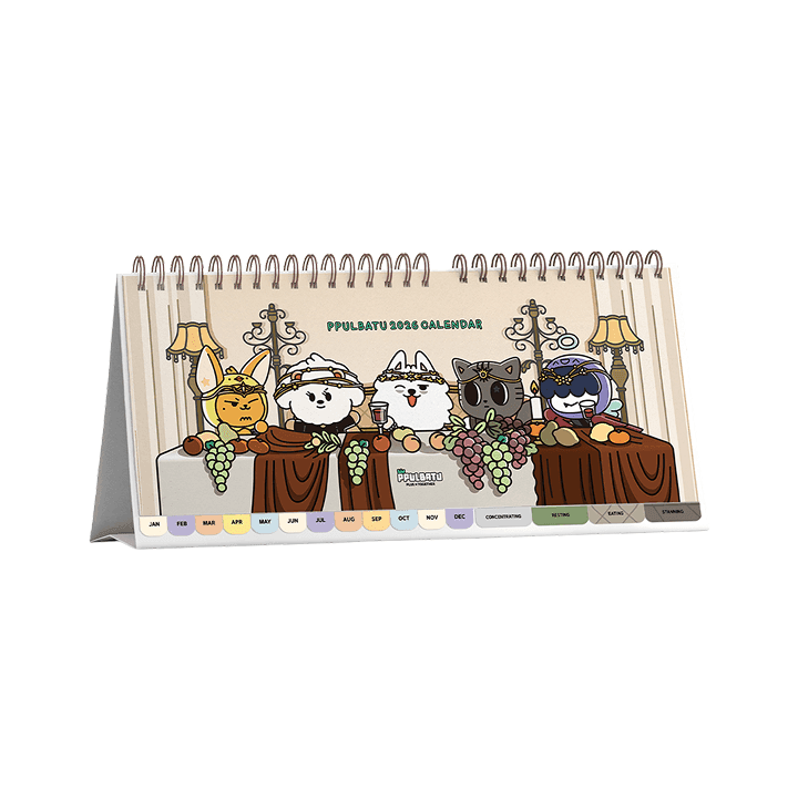 투모로우바이투게더 2026 달력 투바투 PPULBATU TXT CALENDAR + 특전