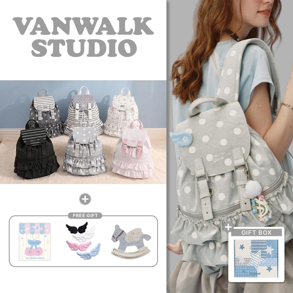 Banworkシャーリングバックパック レディースデザイナーバッグ 大学生バッグ デイリーカジュアルバックパック 6color