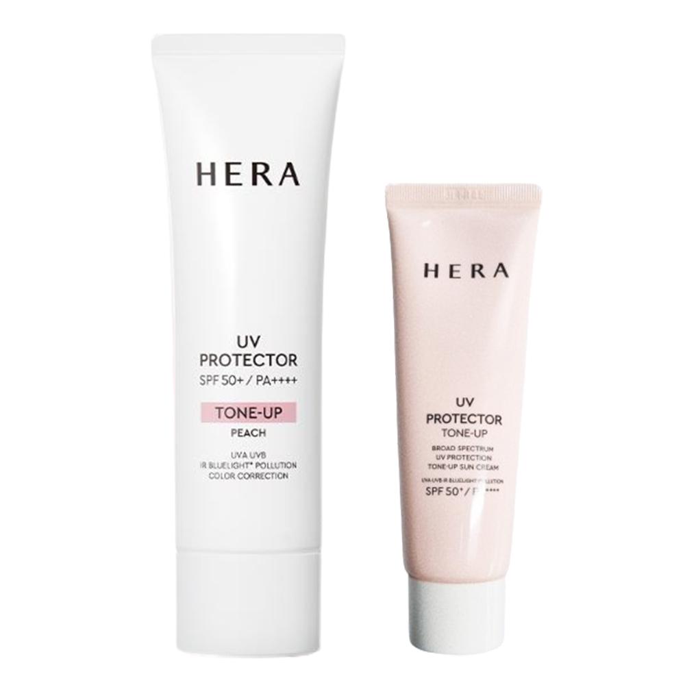 HERA UV プロテクター 톤업 SPF50+ / PA++++ 50ml+40ml ピーチ