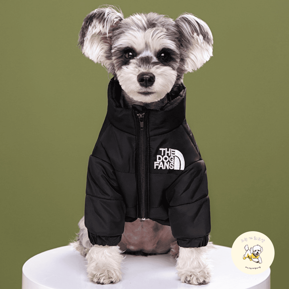 犬服 犬用ダウンベスト 長袖 S 冬服 中型犬 The Dog Face