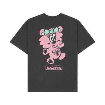 (Verdy)ヴェルディ x BLACKPINK プラッシュTシャツ ブラック 175876