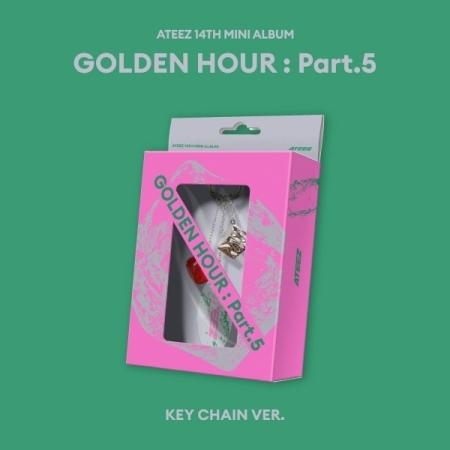 ATEEZ (エイティーズ) ミニ14集 アルバム GOLDEN HOUR Part5 キーチェーン KEY CHAIN VER