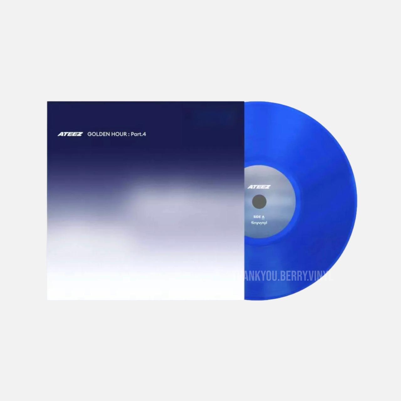 [国内配送] ATEEZ (エイティーズ) LP ミニ13集 Golden Hour パート4 (4インチ/ブルーカラー盤)