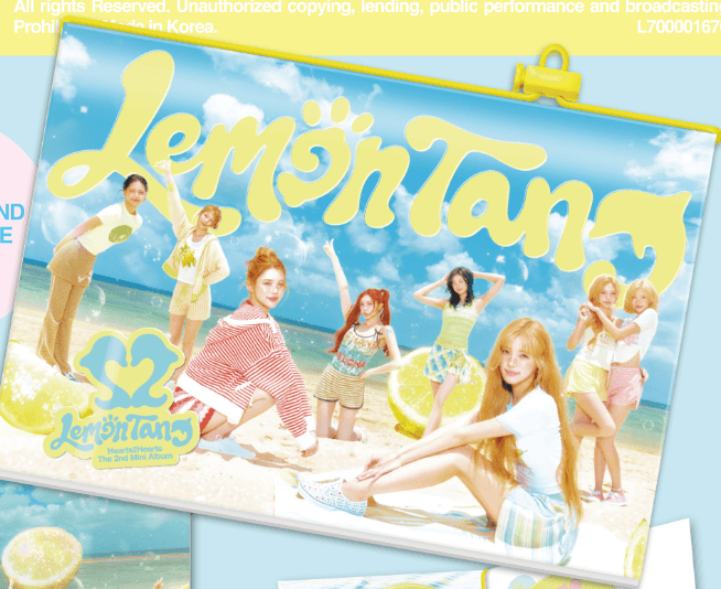 (포토북 CD) 하츠투하츠 Hearts2Hearts 미니앨범 2집 Lemon Tang Lemon Beach Ver