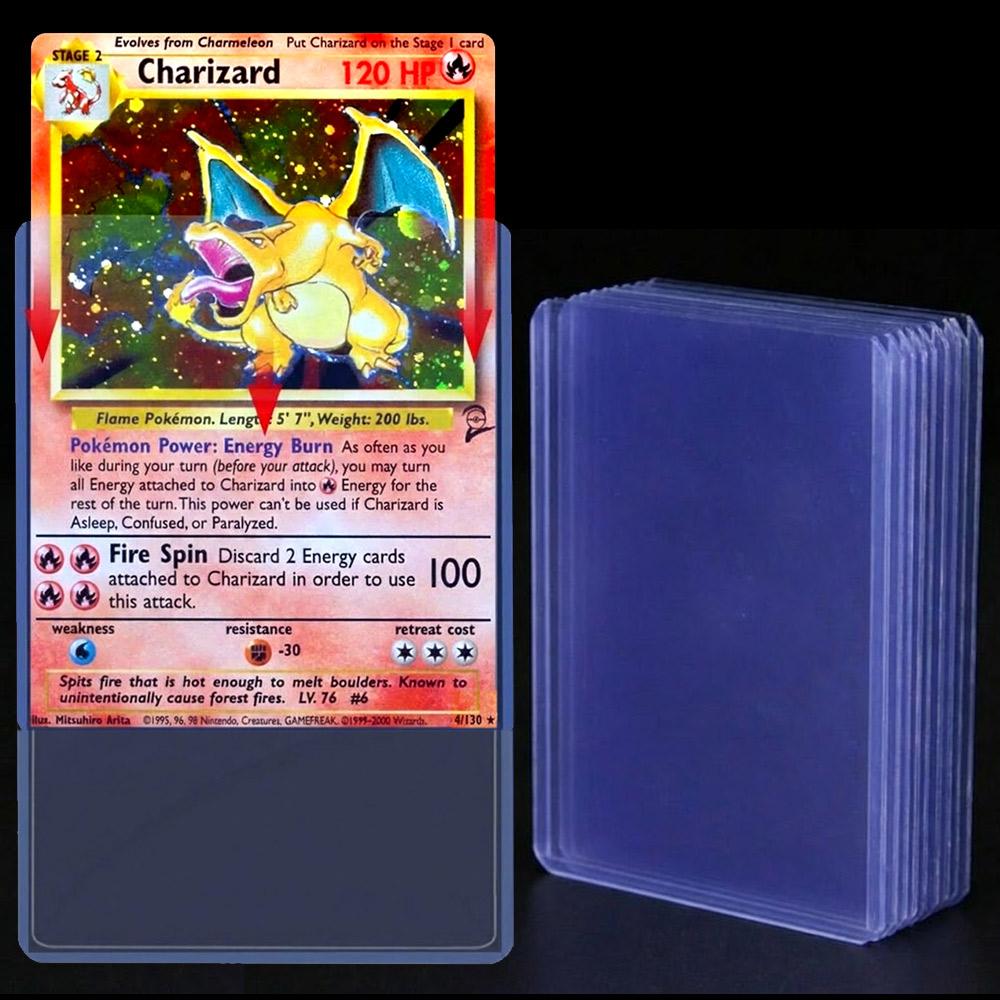 ポケモンカード トップローダー 10枚 1セット 収納ボックス スリーブ ゲームカード整理箱 コレクション保管ケース