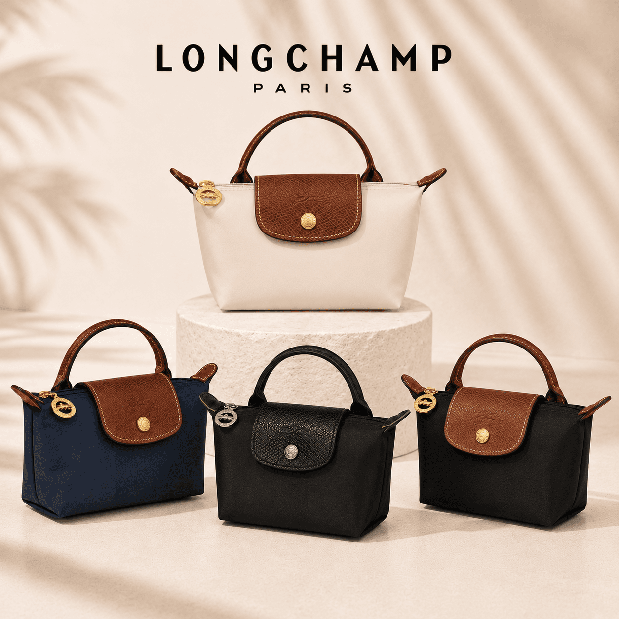 Longchamp ル プリアージュ オリジナル ミニ ハンドル ポーチ