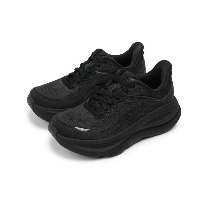Hoka レディース BONDI 9 WIDE ブラック 1162014-BBLC
