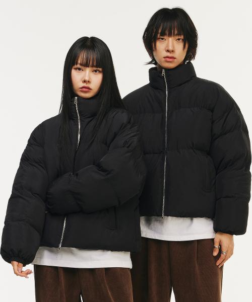 [SIGNATURE] 2WAY クロップ パディング [ブラック] 24FW-PP001