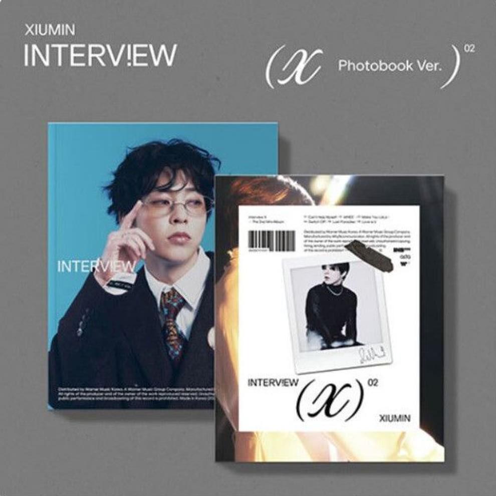 시우민 앨범 인터뷰 Xiumin Interview X 포토북 2종 랜덤선택