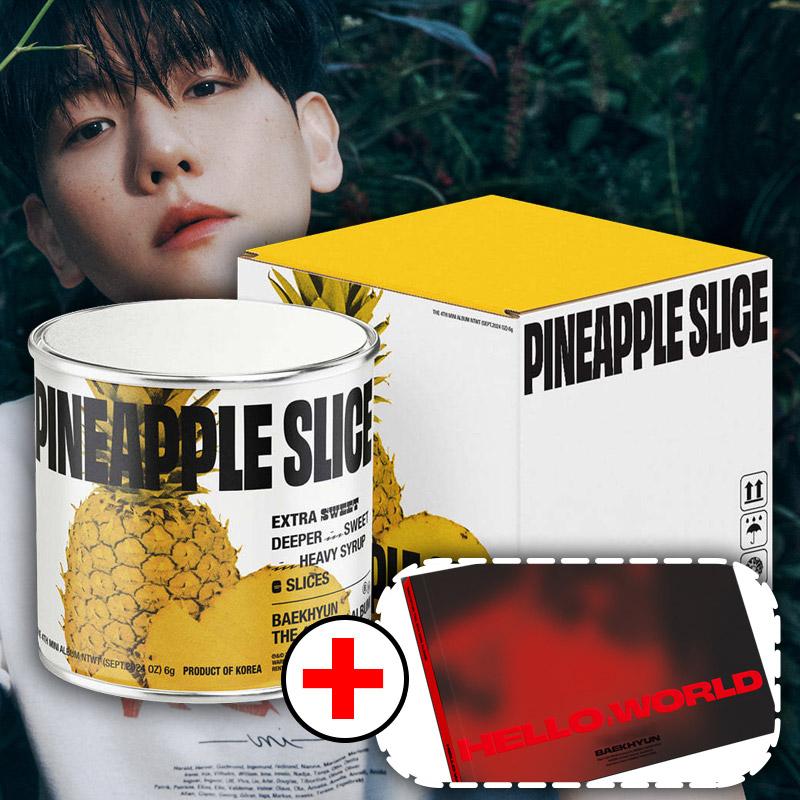 백현 앨범 한정반 Pineapple 헬로 월드 HELLO WORLD 파인애플+포토북 1종 엑소