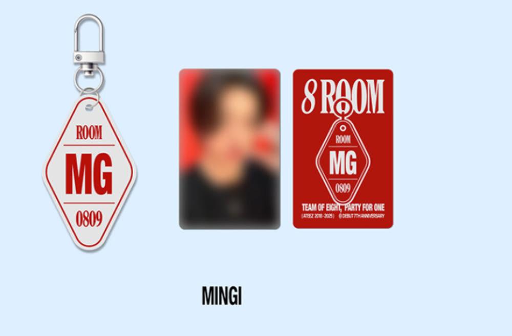 ATEEZ (에이티즈) 8ROOM KEYRING 키링 MINGI