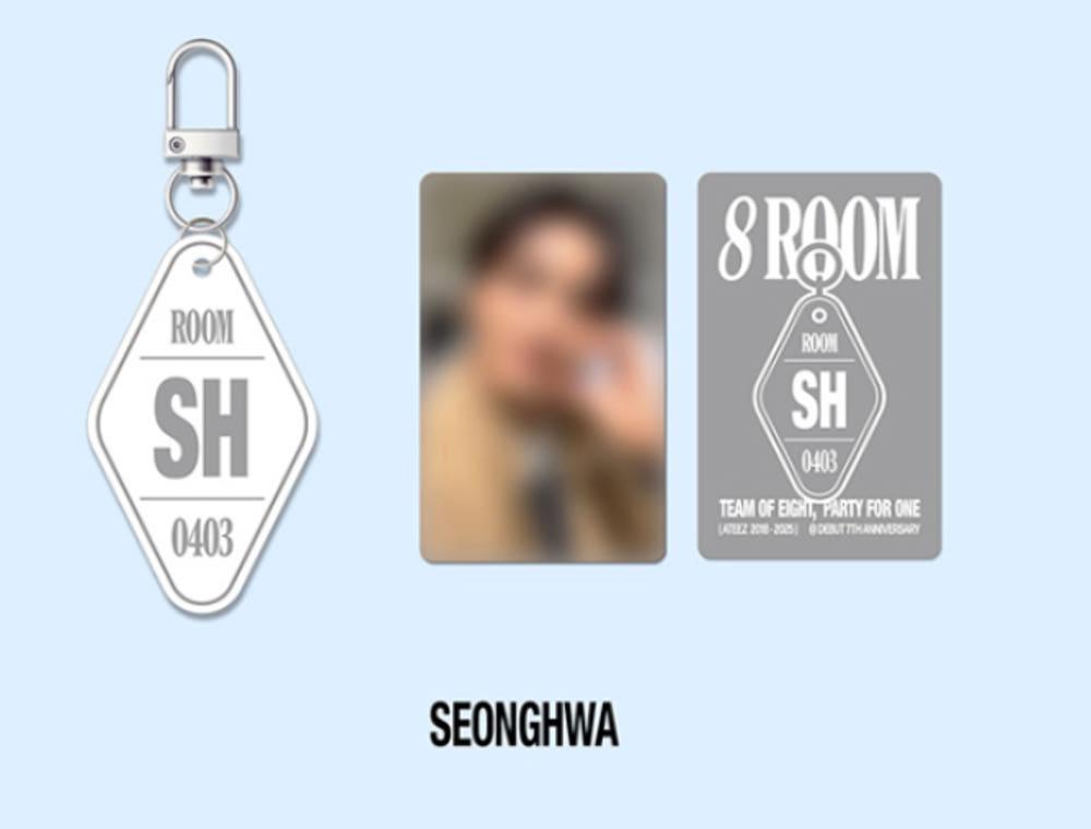 ATEEZ (에이티즈) 8ROOM KEYRING 키링 SEONGHWA