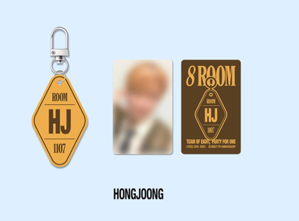 ATEEZ 8ROOM KEYRING HONGJOONG Ver