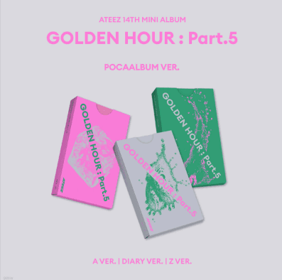 ATEEZ ミニ 14집 GOLDEN HOUR Part.5 포카앨범 (랜덤)