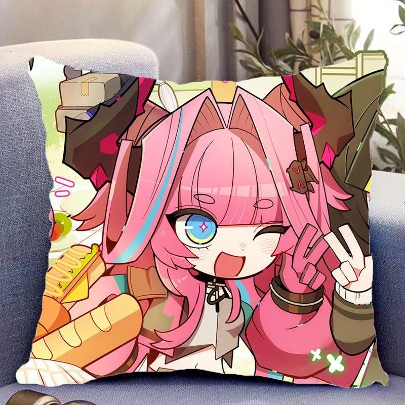 명일방주 엔드필드 이본 サテン調カバー クッションピローセット 3 40x40cm ライトサテン