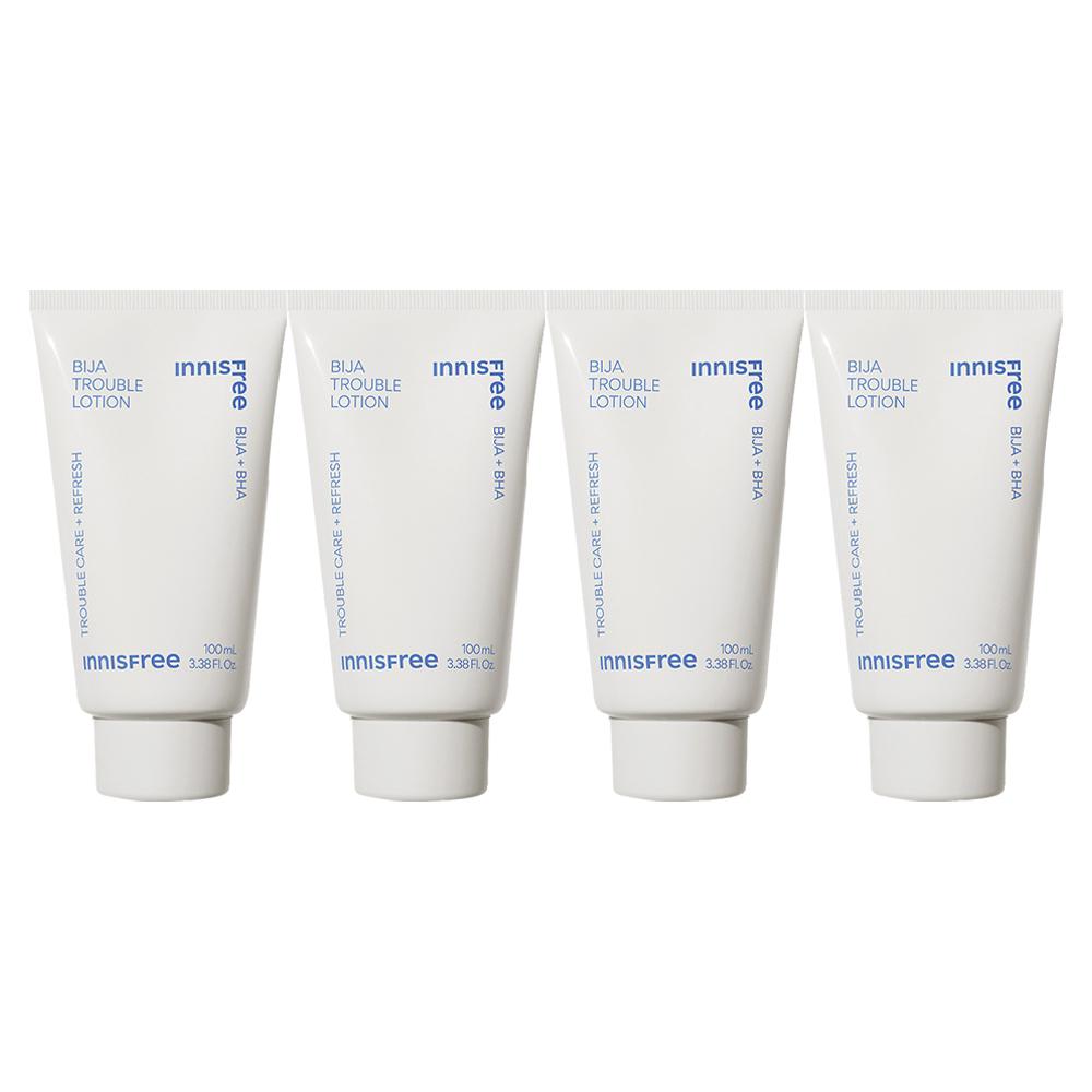 이니스프리 비자 바하 트러블 로션 100ml  4개  제주 비자 오일 함유
