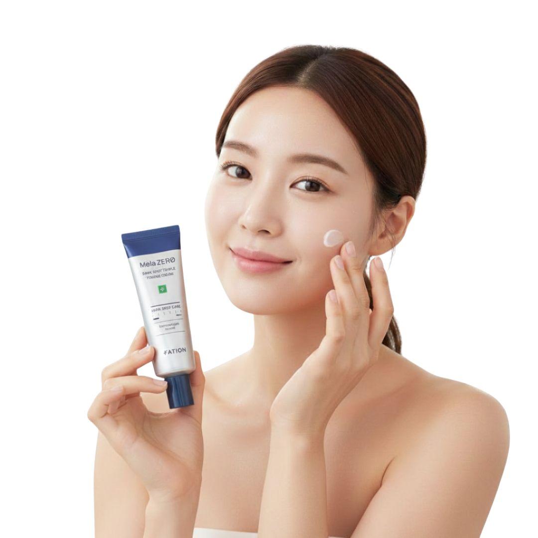 동아제약 멜라논 멜라토닝 기미잡티 트리플 크림 45ml + 여행용 미니물티슈