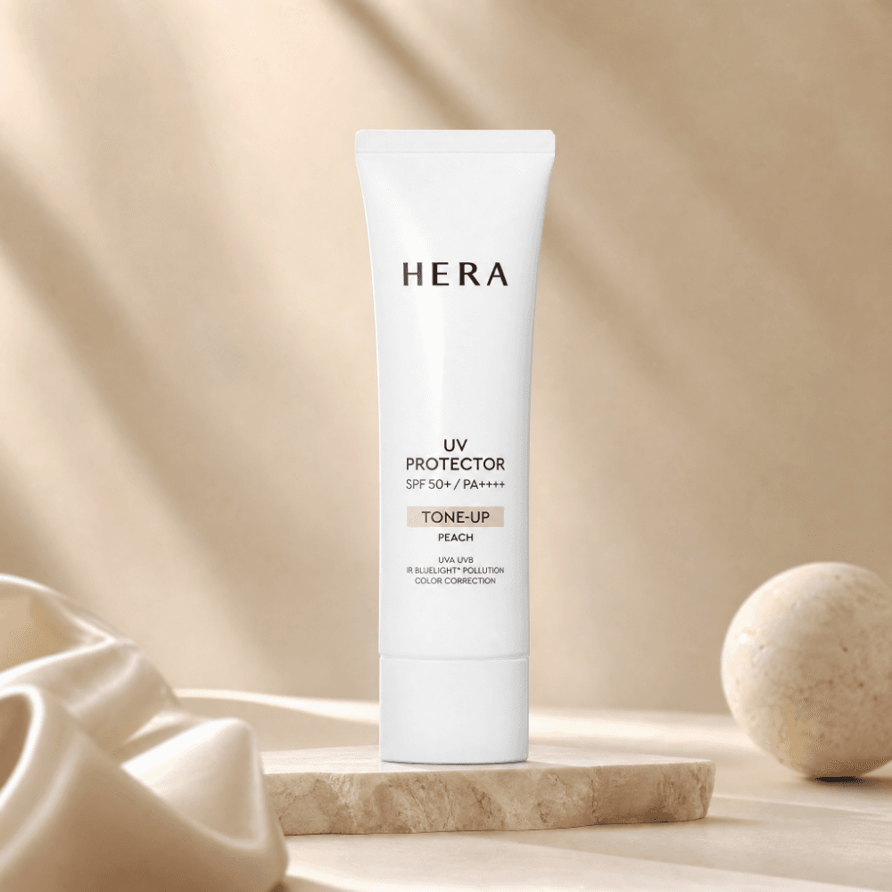 NEW 헤라 UV프로텍터 SPF50+/PA++++ (피치 톤업크림)