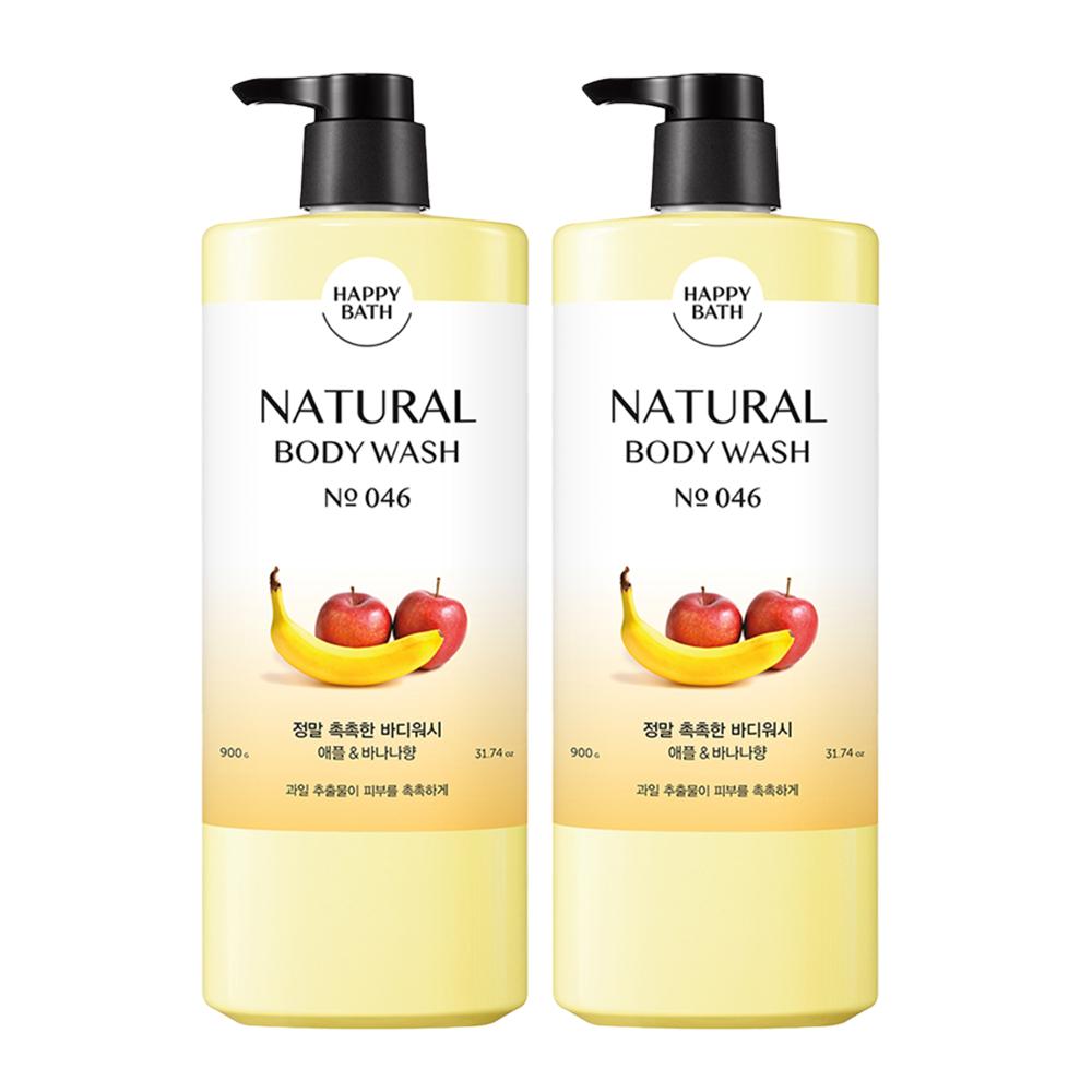 해피바스 정말 촉촉한 순한 약산성 바디워시 대용량 900g 1입+1입
