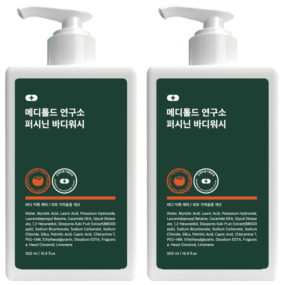 메디톨드 연구소 퍼시닌 단감 바디워시  2개  500ml