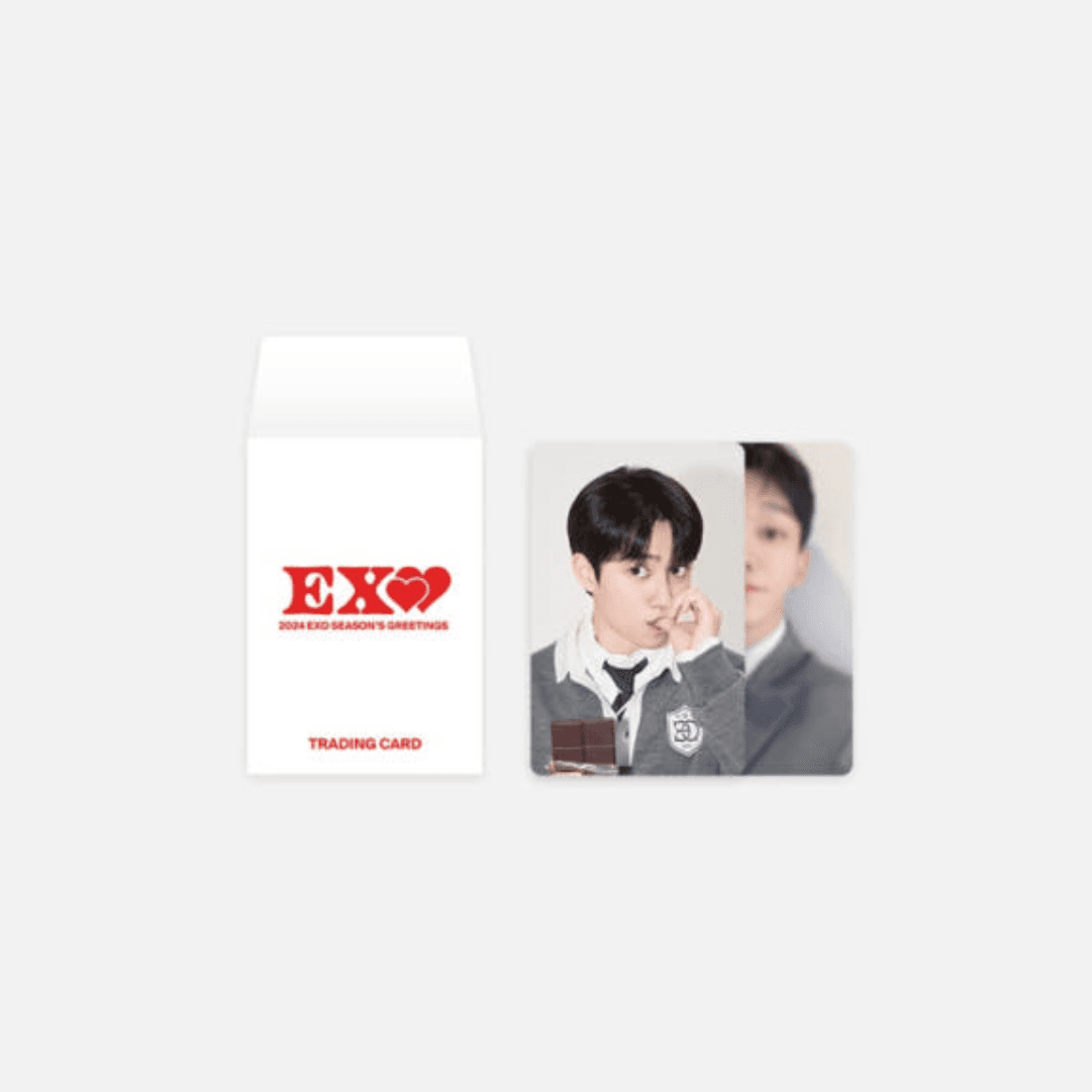 엑소 EXO 2024 시즌그리팅 랜덤 트레이딩 카드 포토카드 포카 A버전 B버전