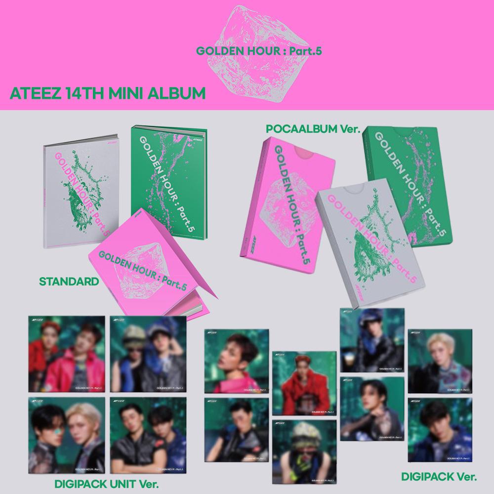 ATEEZ 에이티즈 14TH MINI ALBUM GOLDEN HOUR Part.5 버전선택