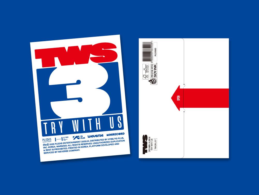 투어스 앨범 미니 3집 TRY WITH US TWS 위버스
