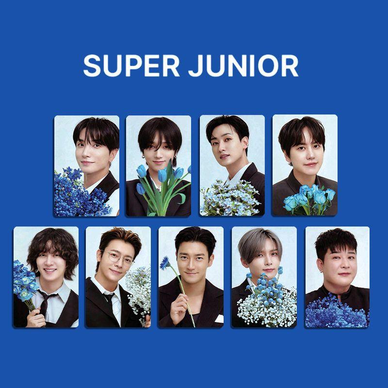슈퍼 주니어 super junior 꽃 포토카드 포카