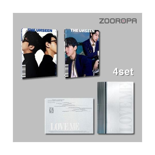 (4종세트) 몬스타엑스 셔누X형원 LOVE ME THE UNSEEN 1집
