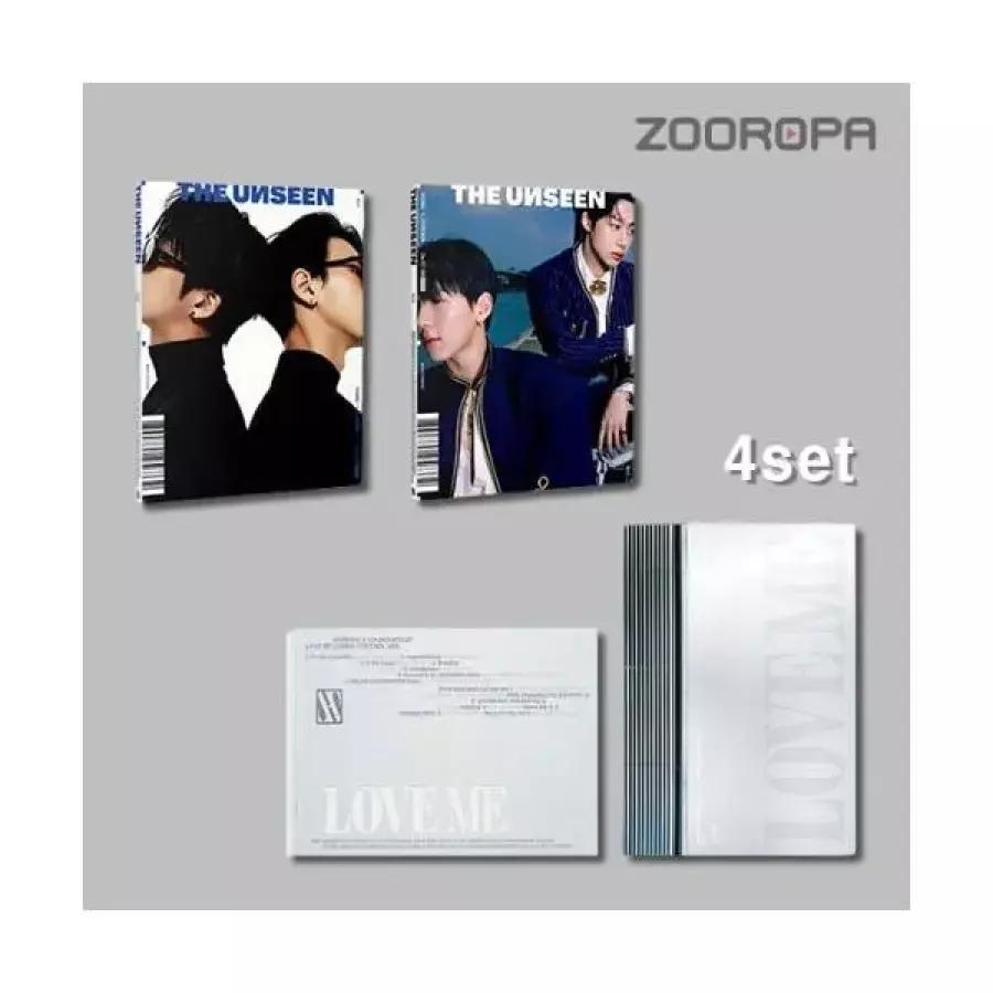 [4종세트] 몬스타엑스 셔누X형원 LOVE ME THE UNSEEN 1집