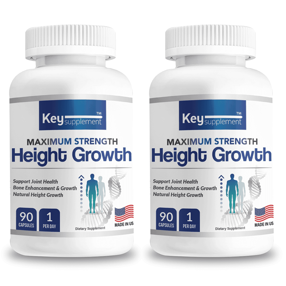 키서플리먼트 하이그로우 어린이 청소년 칼슘 글루코사민 마린콜라겐 총 15 가지 Key Supplement Height Growth  90캡슐 2개입  2개  90정