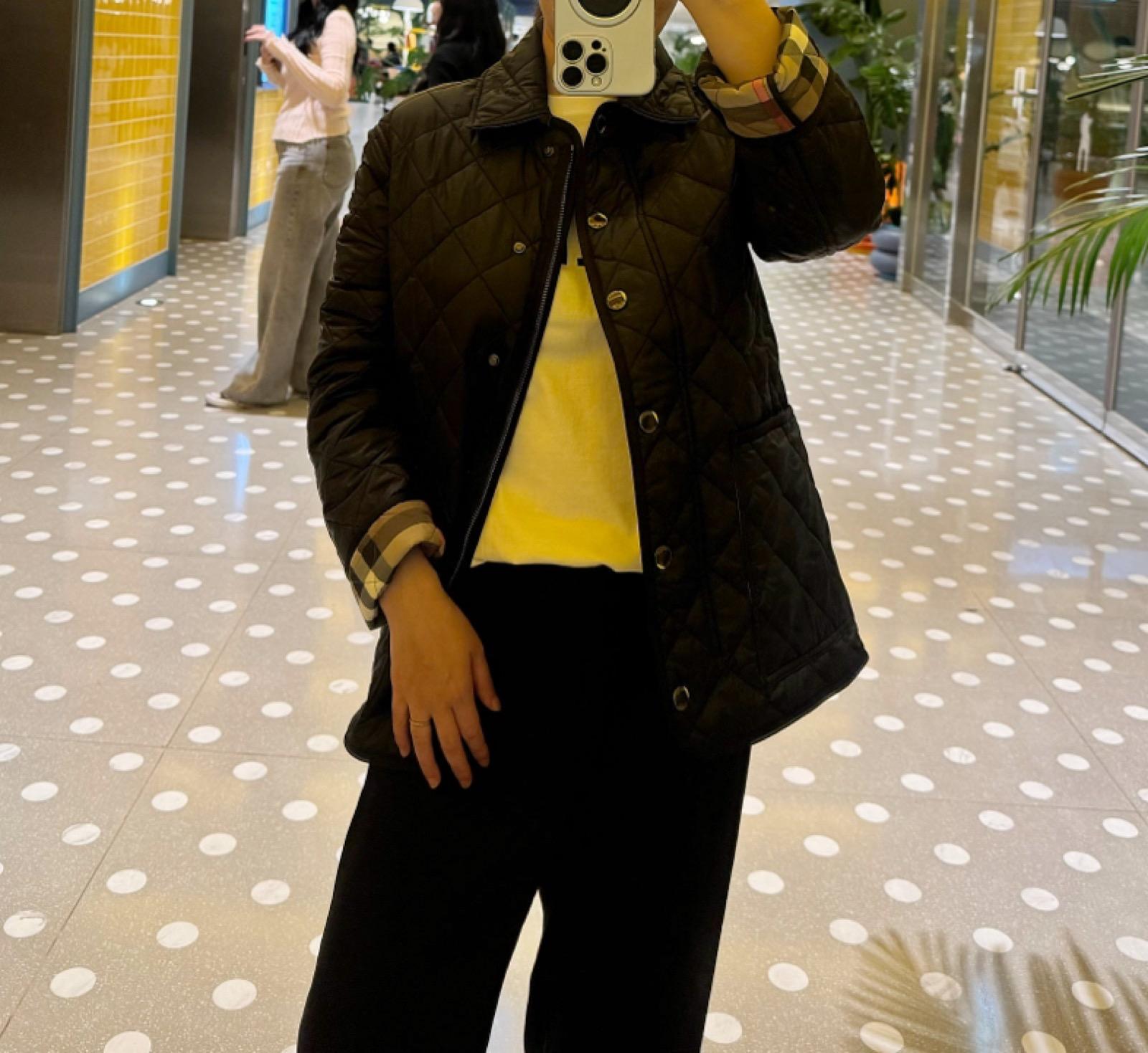[関税・消費税込み] BURBERRY DALRY ダリー レディース キルティングジャケット ブラック 81200101