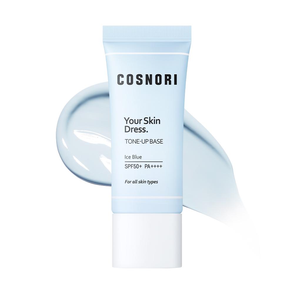 COSNORI ユアスキン ドレス トーンアップベース (SPF 50+, PA++++) アイスブルー, 35ml
