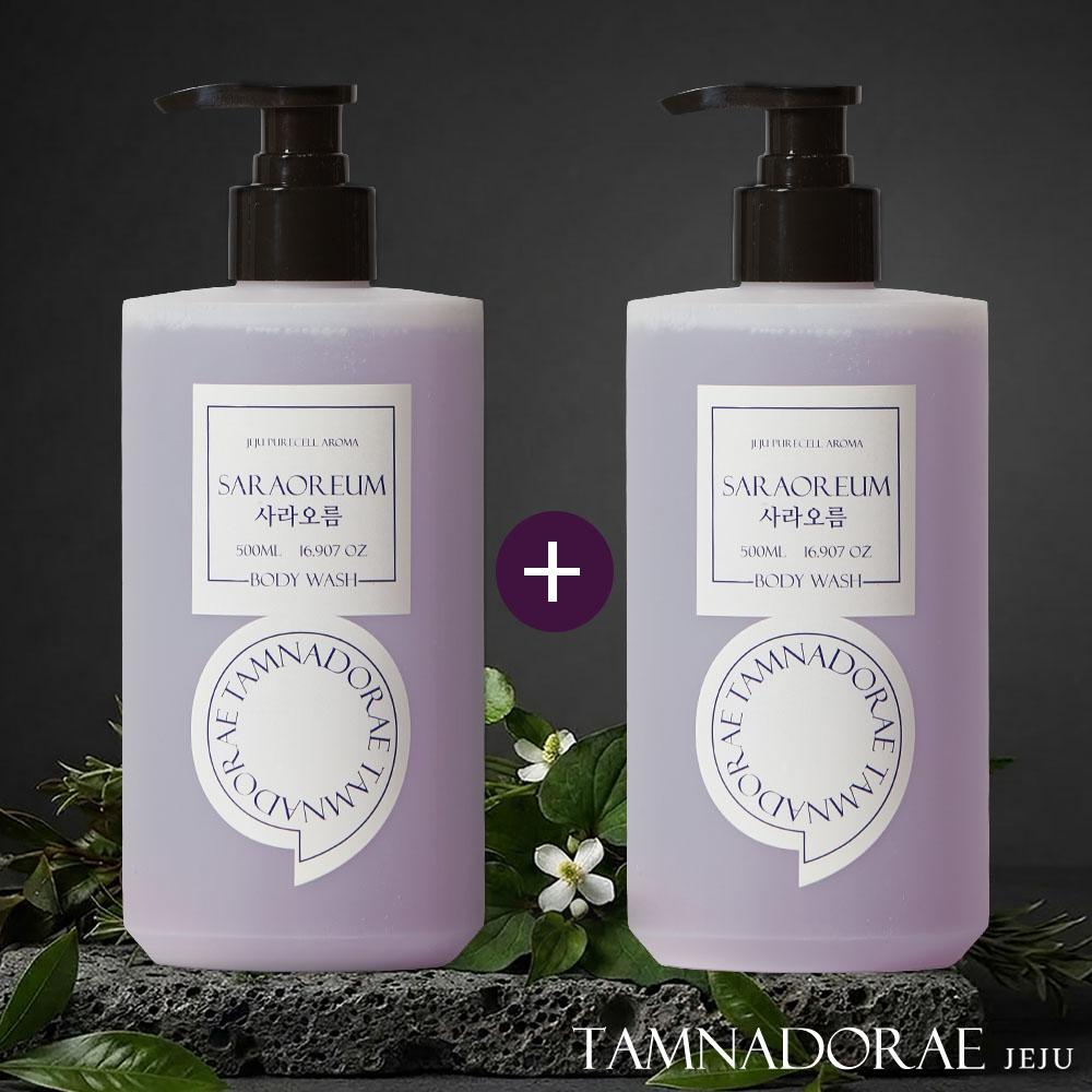 탐나도래 바디워시 약산성 퍼퓸 등드름 각질 고보습 사라오름 500ml, 1개