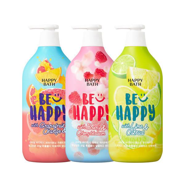 Happy Bath Happy Bath スマイル ボディウォッシュ 900g 3種セット ゆず/チェリー/グレープフルーツ
